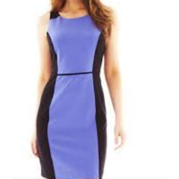 Liz Claiborne Color Block Dress Two. Career. Professional. - Picture 1 of 11